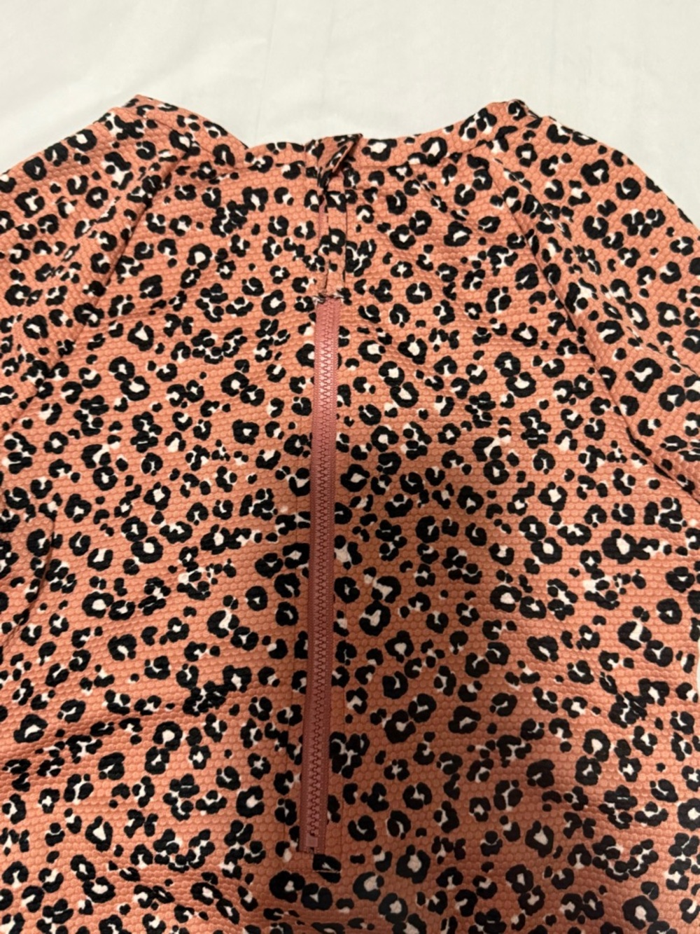 Art Class Girls Large 10/12 Leopard One Piece Swimsuit Rash Guard NEW - Picture 9 of 9